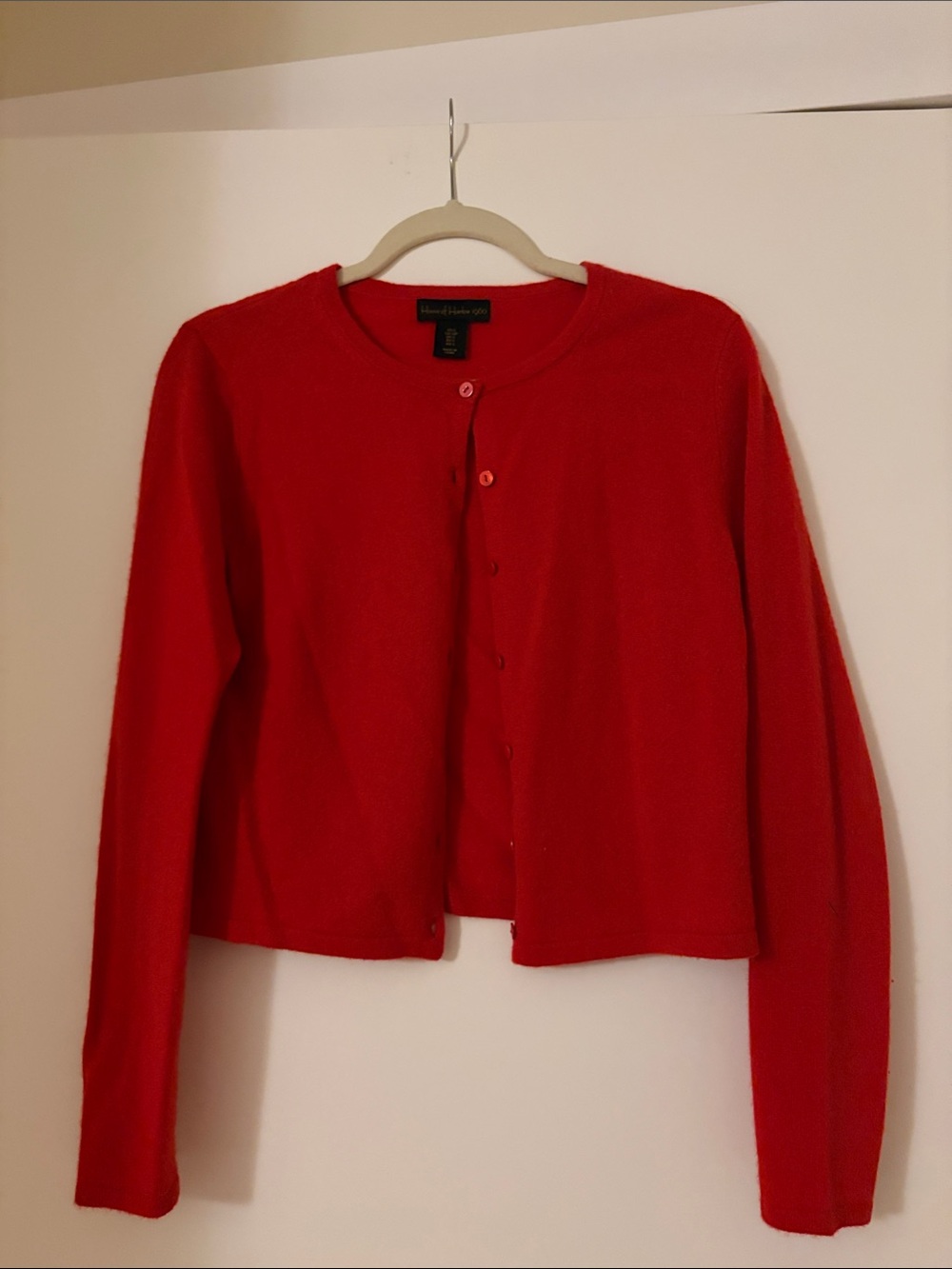 House of Harlow Red Cashmere Cardigan